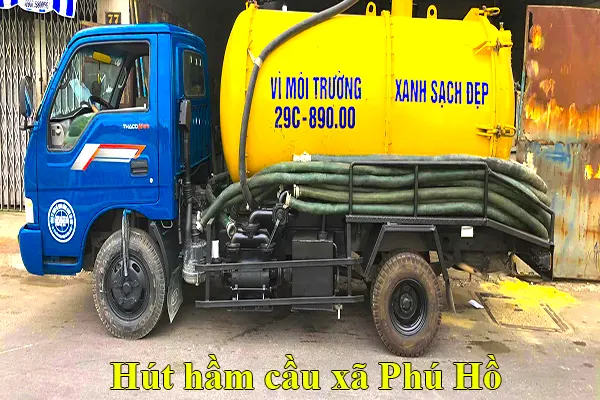 hút hầm cầu xã Phú Hồ