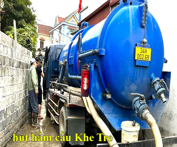 hút hầm cầu Khe Tre chuyên nghiệp