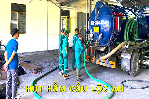 dịch vụ hút hầm cầu xã Lộc An uy tín