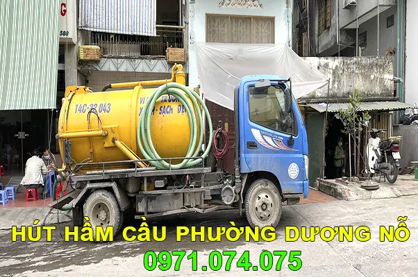 Hút hầm cầu phường Dương Nỗ giá rẻ