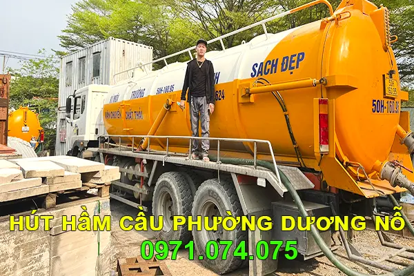 hút hầm cầu phường Dương Nỗ uy tín