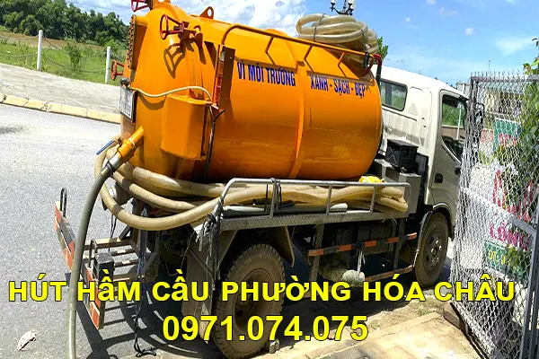 hút hầm cầu phường Hóa Châu giá rẻ