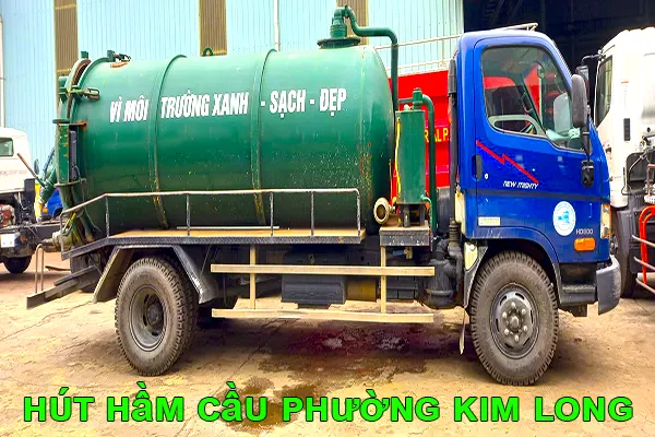 dịch vụ hút hầm cầu phường Kim Long
