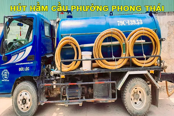 dịch vụ hút hầm cầu phường Phong Thái
