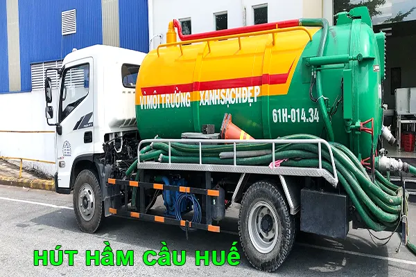 hút hầm cầu Huế chuyên nghiệp của Môi Trường Huế Nhật Tấn