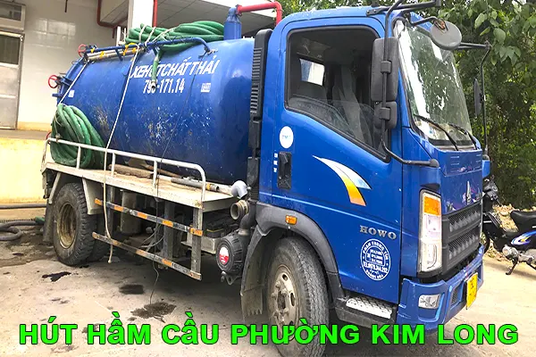 dịch vụ hút hầm cầu phường Kim Long chuyên nghiệp