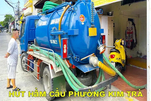 dịch vụ hút hầm cầu phường Kim Trà giá rẻ
