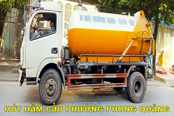Hút hầm cầu phường Phong Quảng, Huế gọi 0971.074.075 Dịch Vụ Hút hầm cầu phường Phong Quảng giá rẻ