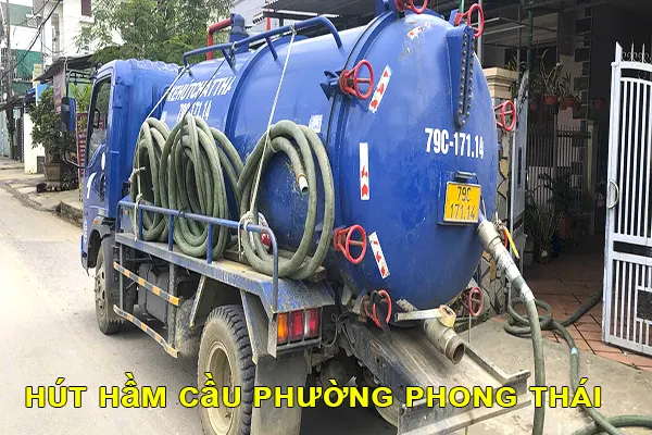 dịch vụ hút hầm cầu phường Phong Thái Giá Rẻ